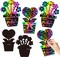 60-Piece Flower Pot Scratch Card Craft Kit for Kids – DIY Magic Color Art Set for Mother’s Day, Teacher Appreciation, School, Classroom, and Home Activities